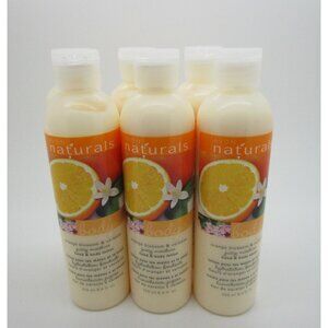 AVON Naturals Juicy Moisture Hand Body Lotion ORANGE BLOSSOM & VERBENA Lot of 6